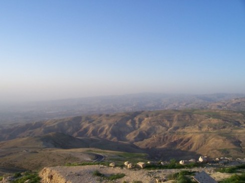 Mt. Nebo where Moses died